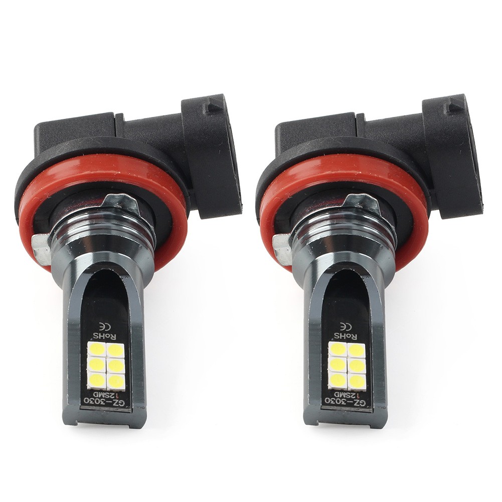 2Pcs H11 LED Light Super Bright Bulbs White Light 360 Degrees