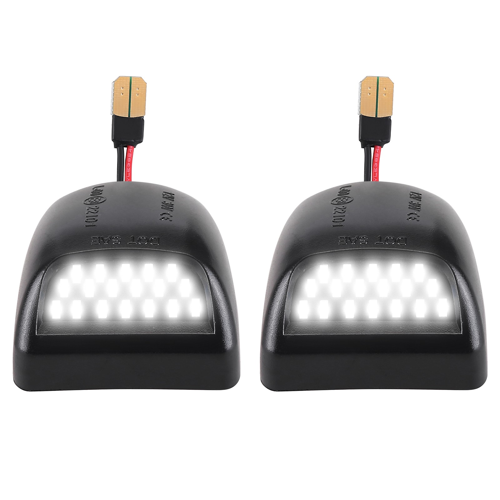 2x 12V LED License Plate Lights for Chevrolet Pickup Truck GMC 22794700