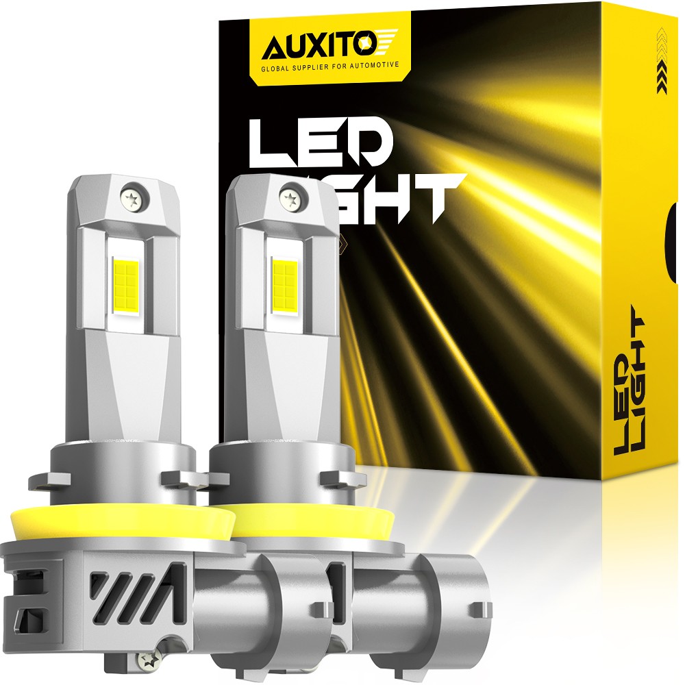 AUXITO H11 LED Headlight Super Bright Bulbs Kit 6500K White 330000LM Low Beam