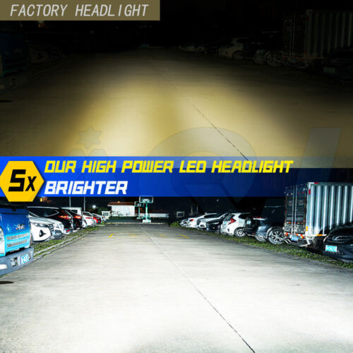4PCS 5 3/4″ 5.75inch LED Headlights HI/LO Halo For Peterbilt 349 359