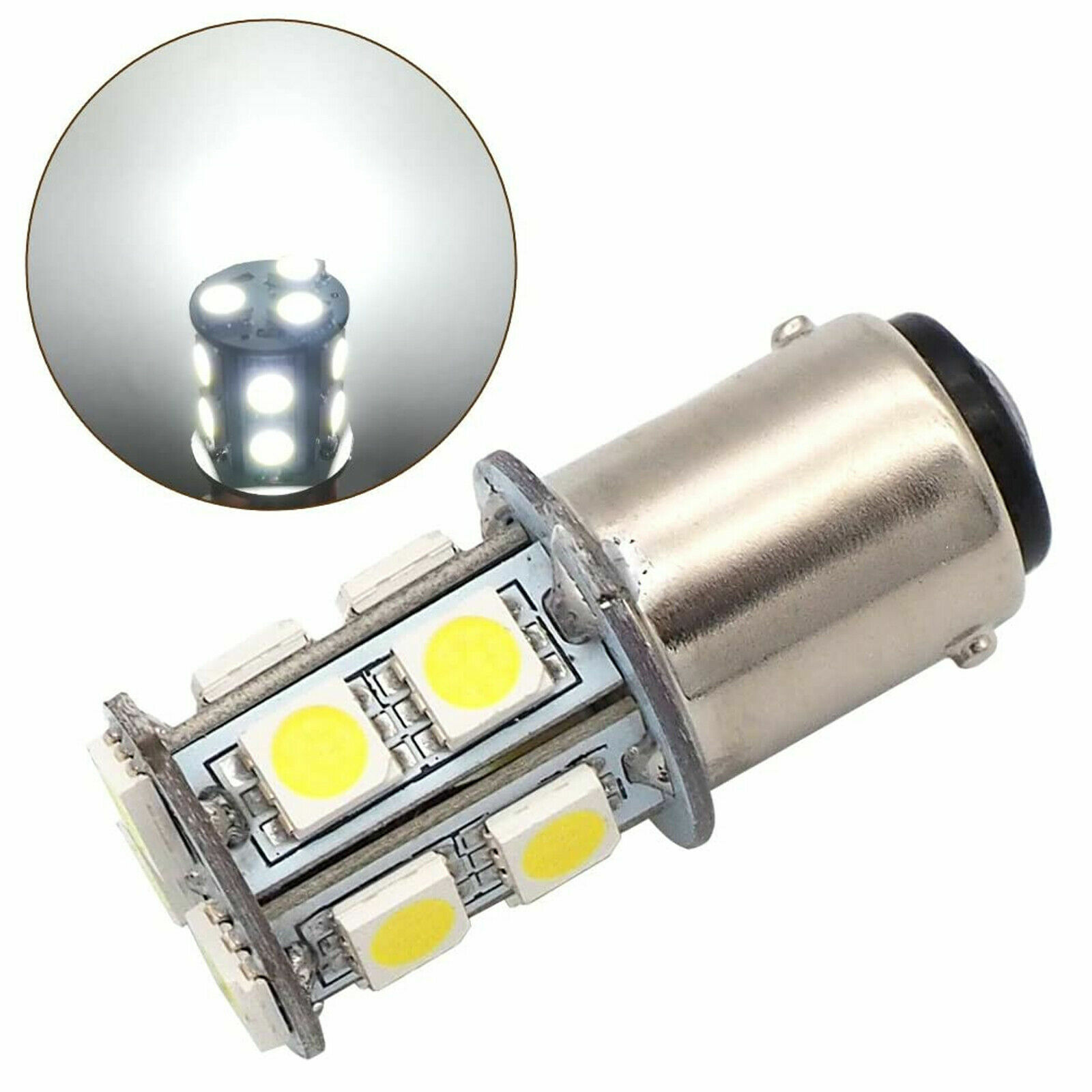 10x LED Bulbs BA15S 1156 1141 13-SMD High Bright Car LED Bulbs Lamps Pure White