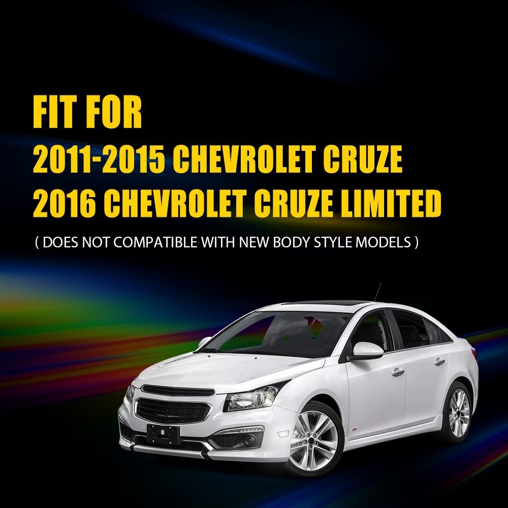 LED Smoked Front Lens Side Marker Bumper Light White Cruze For 2011-2015 Chevy
