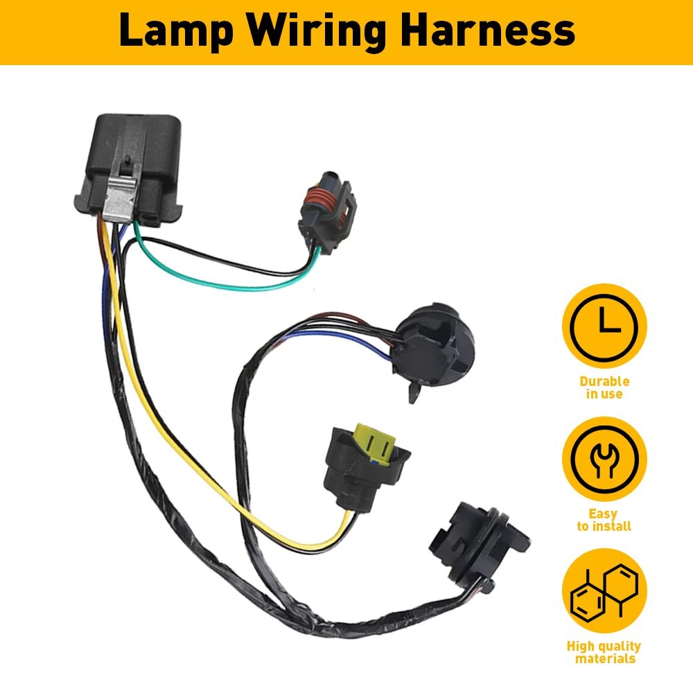 25962806 Headlight Harness Wiring 2007-13 Fit Chevrolet 1500 Silverado 2500 3500