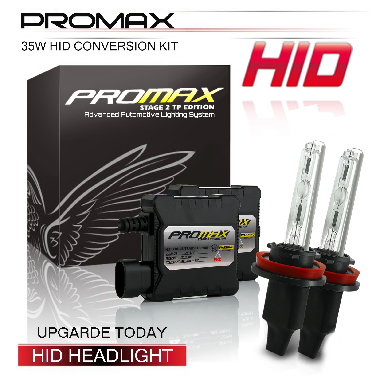 Promax HID Kit Xenon Light Headlight Fog H11 9006 H4 H7 H1 9005 9004 9007 880 H3