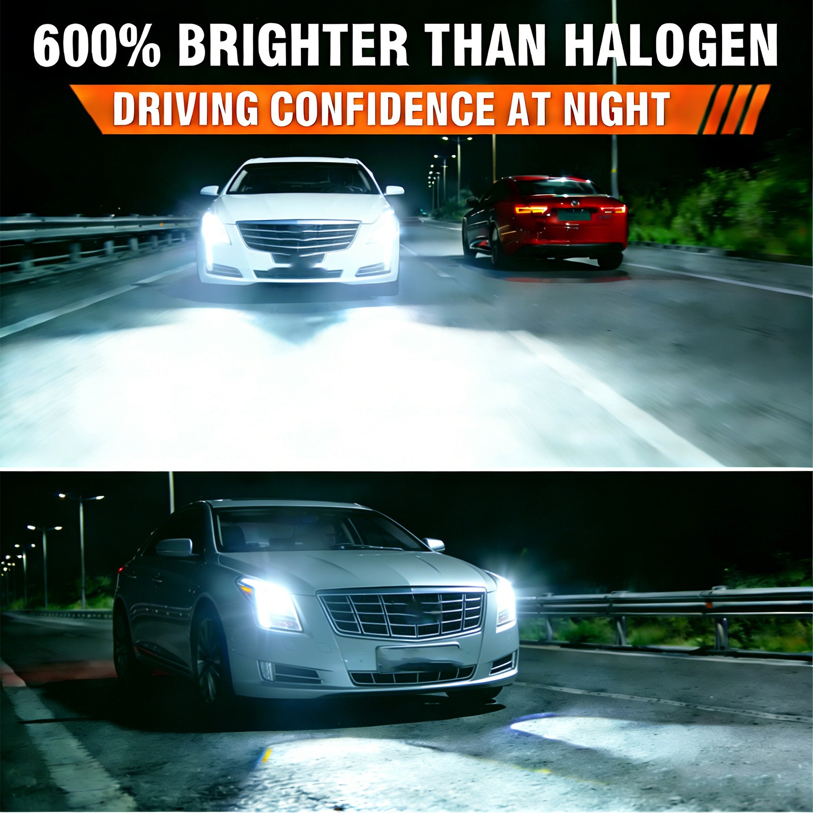 For BMW 540i 1995 4Pcs 9005 9006 LED Headlight High Low Beam Bulbs Super Bright