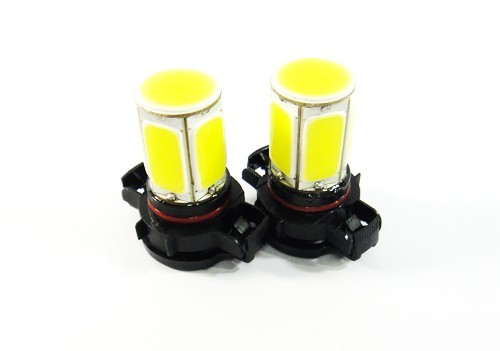 Pair Xenon White H16 5202 9009 PSX24W COB LED Fit DRL Fog Driving Light Bulbs