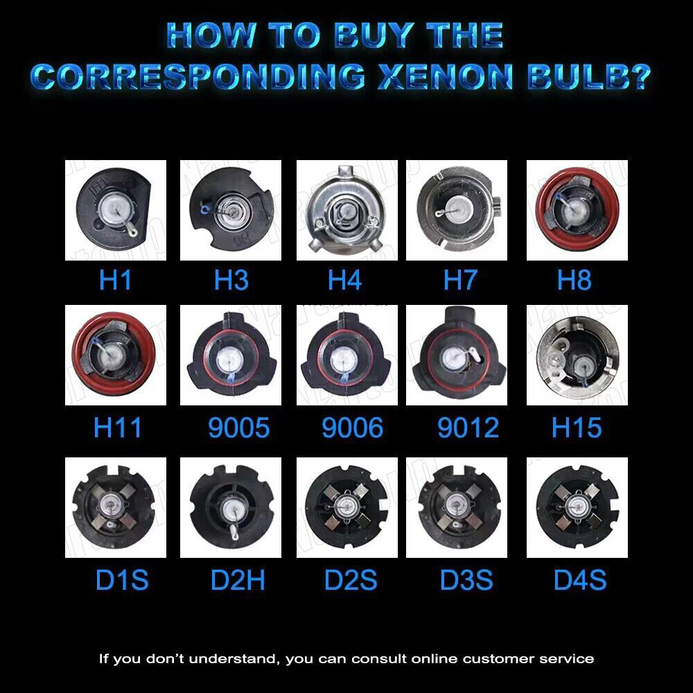 PAIR 6000K D2S D2R D2C HID Xenon Bulbs Factory Headlight HID Replacement