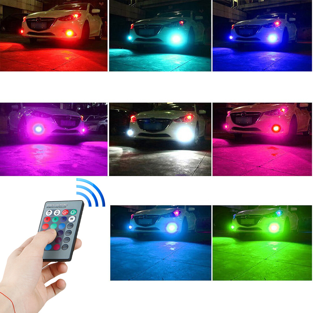Error Free H11 LED projector RGB Fog Light Bulbs For BMW E90 325 328 335i
