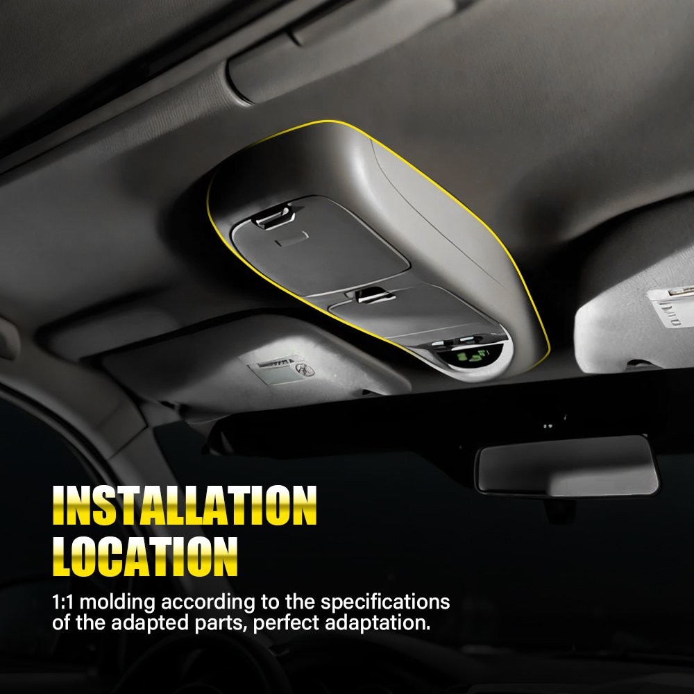 1-6X Gray Roof Overhead Console For 2002 2003 2004 Ford F-250 F-350 F-450 F-550