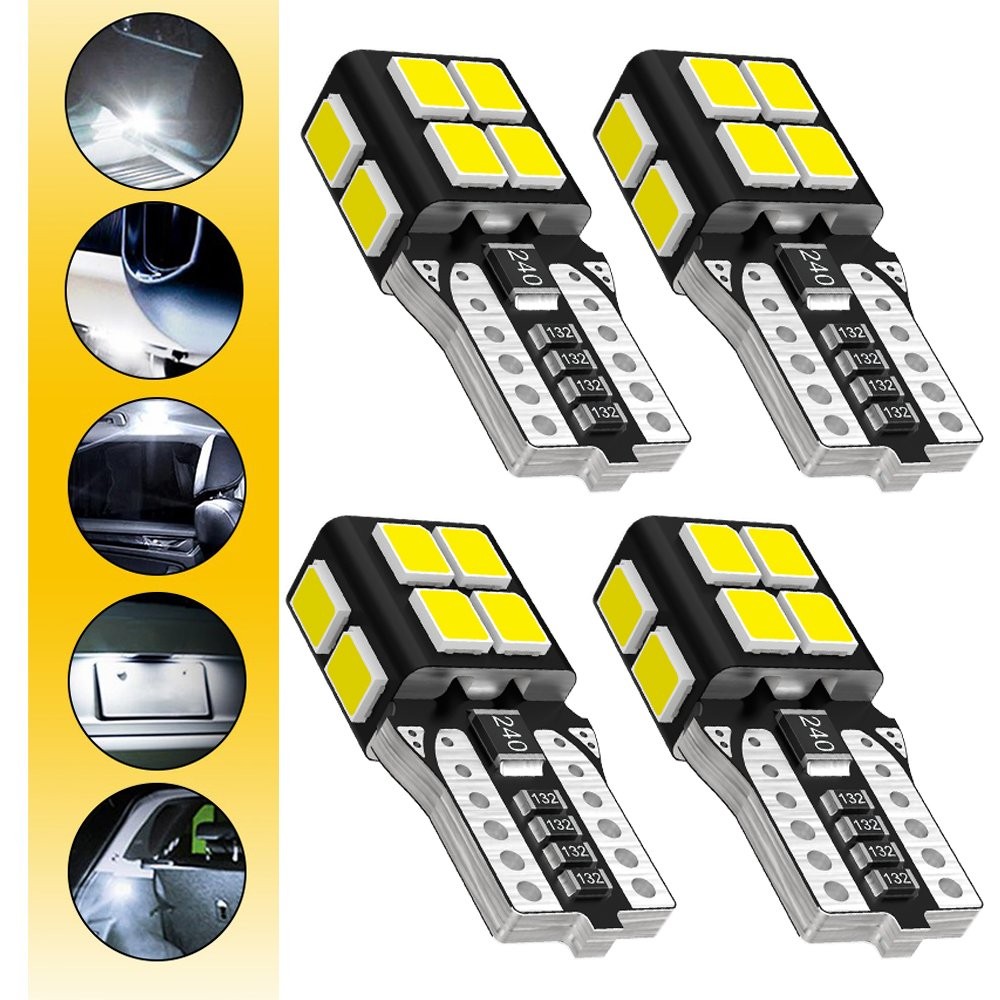 AUXITO 14-LED T10 194 168 2825 W5W License Plate Dome Map Door Trunk Light 800LM