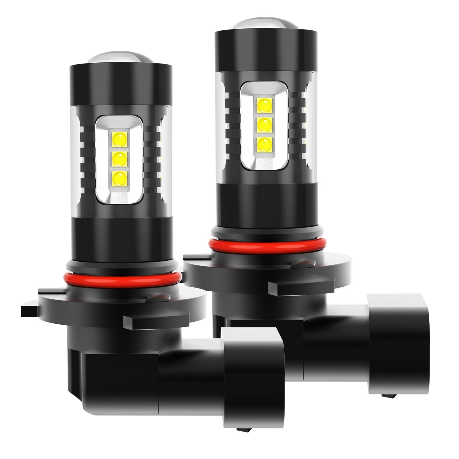 2X AUXITO H10 9145 LED Fog Light Bulb Clear White 6500K DRL Driving Lamp 4000LM