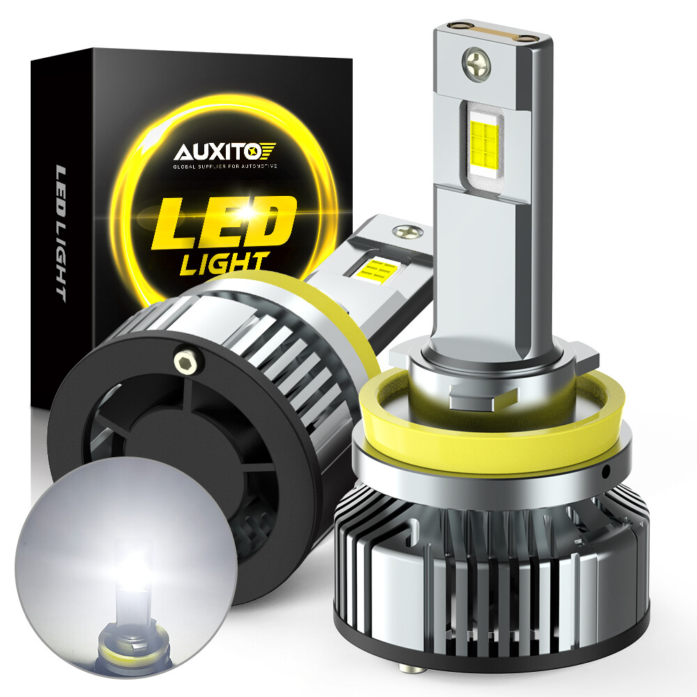 H11 LED Headlight Super Bulbs Bright 6500K White 40000LM HIGH/LOW BEAM 1-10Set
