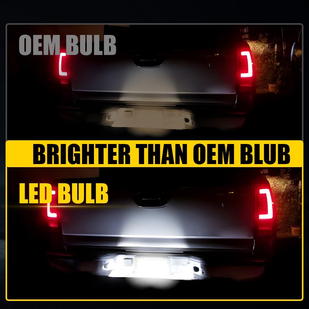 Bright White LED Tag License Plate Light Assembly For Chevy Silverado 1500 99-13