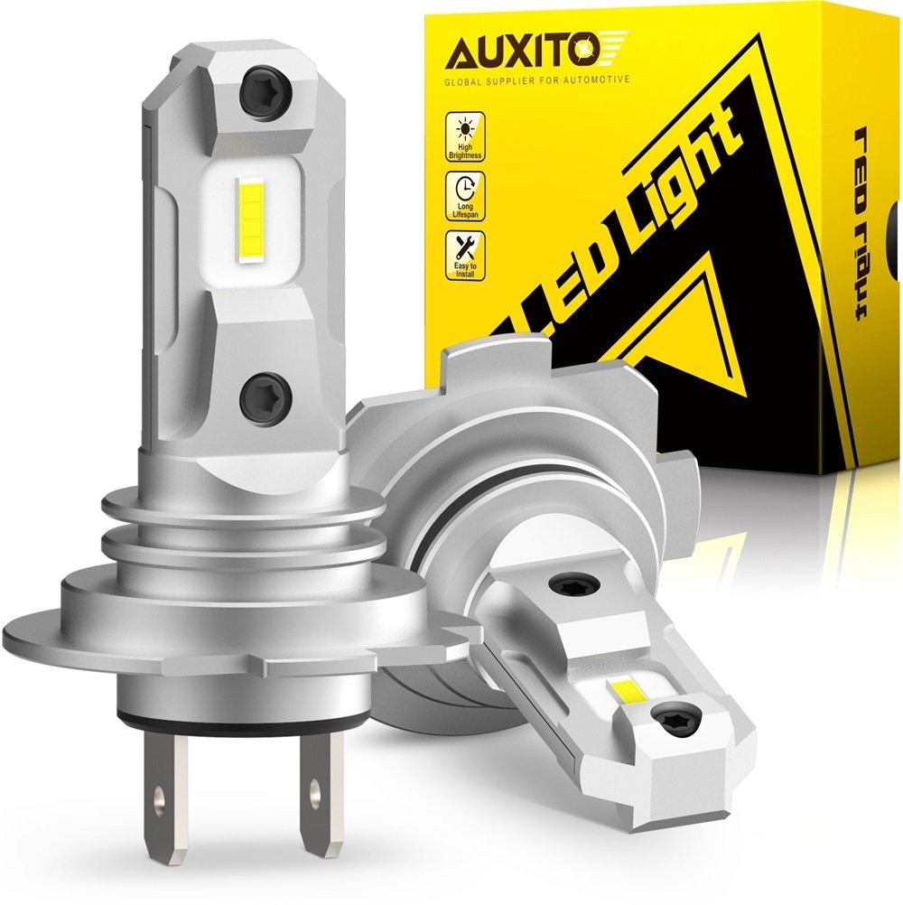 AUXITO LED High/Low Conversion Beam Kit H7 Bulbs Super Bright White 6500K CANBUS