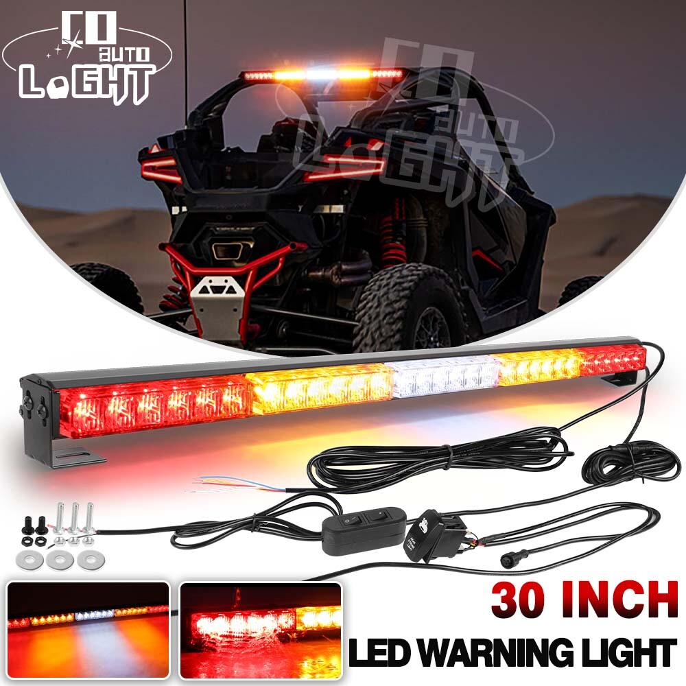 COLIGHT 30 Inch Rear Chase LED Light Bar w/ Brake Running For Yamaha YXZ1000R