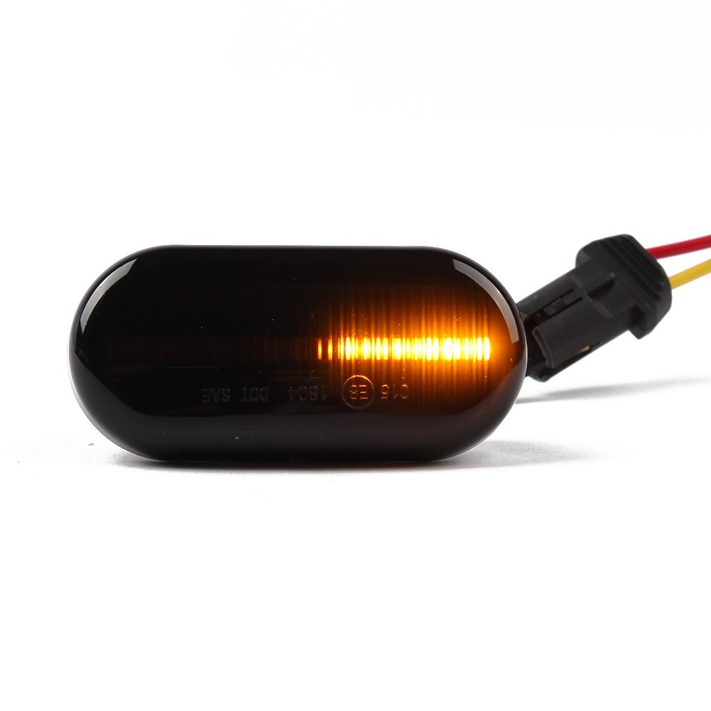 Turn Signal Light 50000hours ABS Plastic+LED Easy To Install Left&Right