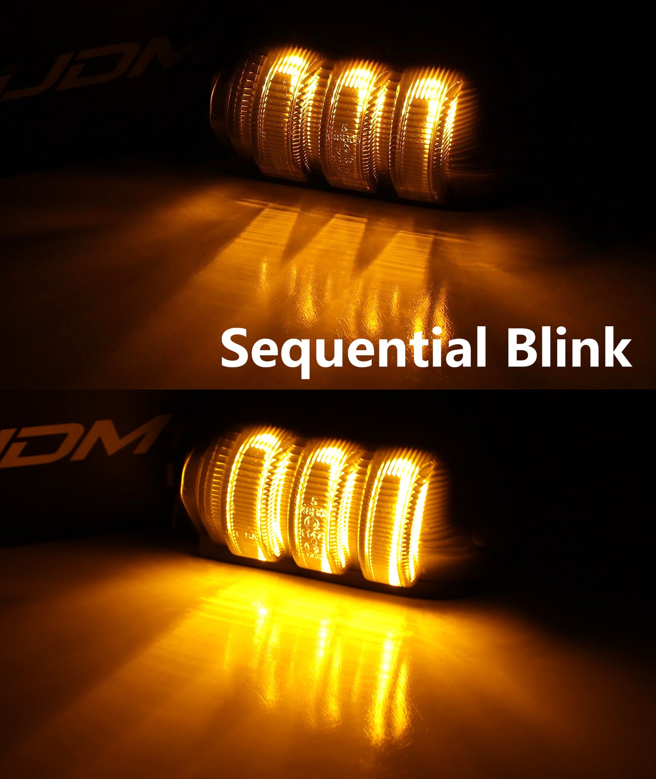 Smoke Lens Sequential Blink LED Side Mirror Signal For 2006-21 W906 Sprinter Van