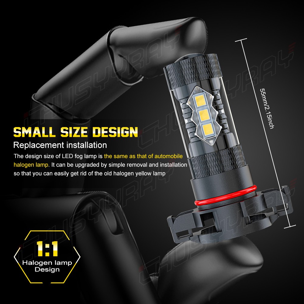 For Dodge Charger 2010 LED Headlight High Low Beam + Fog Light Bulbs 6000K/3000K