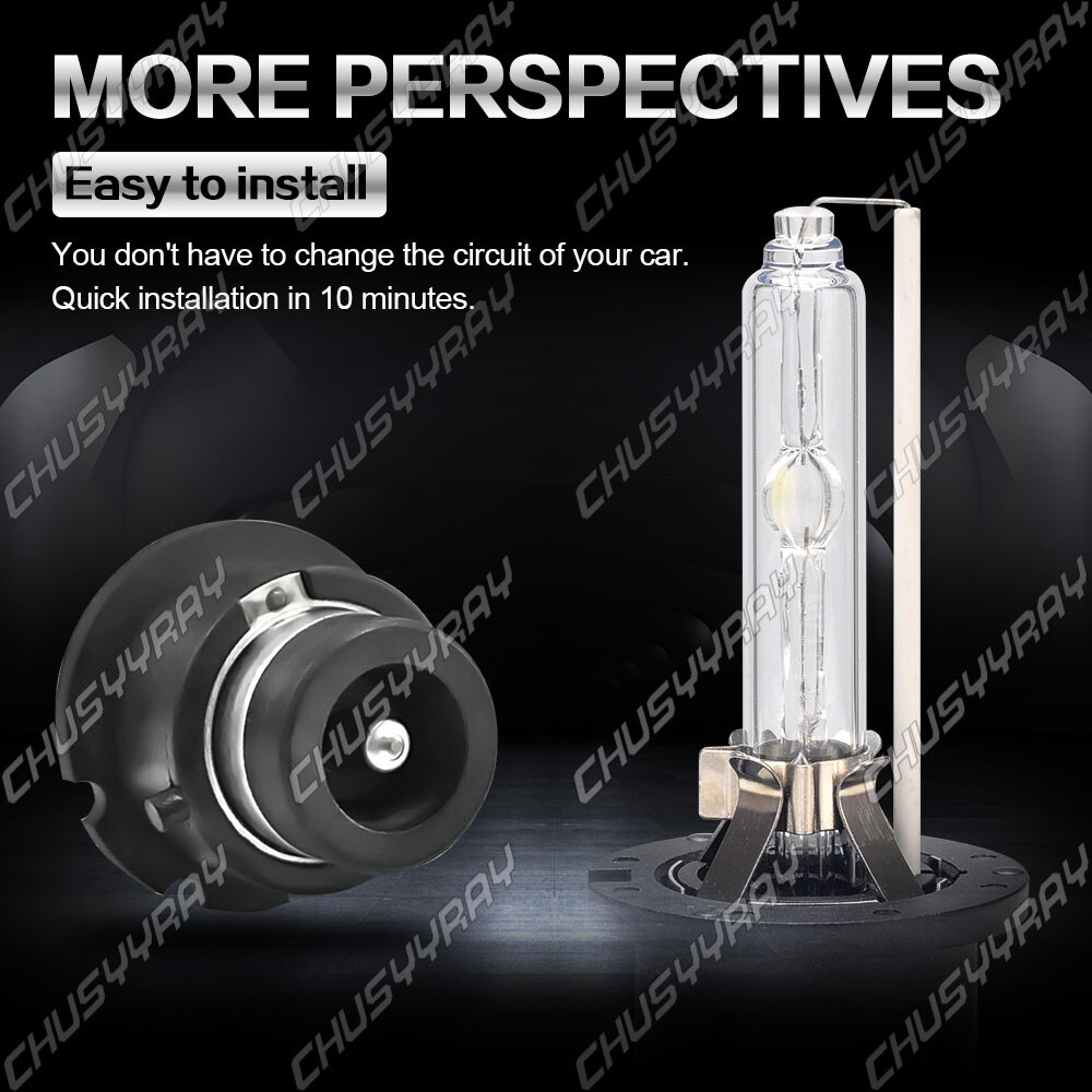 HID Headlight Bulb For Infiniti FX35 2003-2012 High & Low Beam Stock Fit Qty2