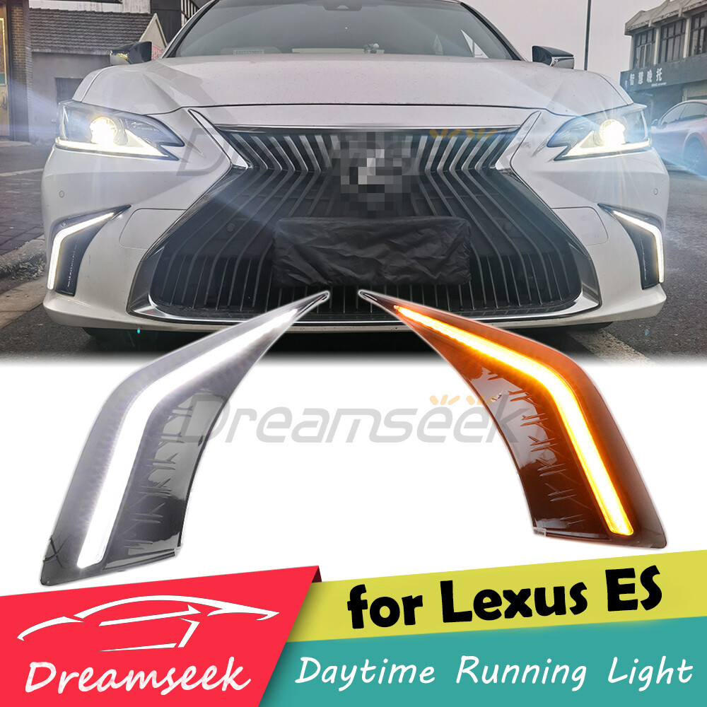 LED Daytime Running Light DRL Fog Day Driving Lamp For Lexus ES350 ES300h 2019+
