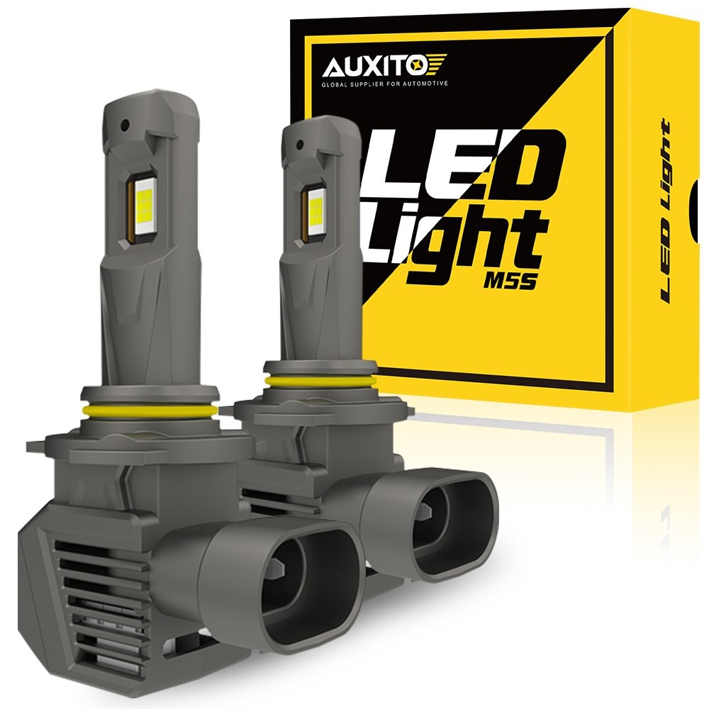 AUXITO 9012/HIR2 LED Light Bulbs Super Bright Hi/Lo Beam 6500K White 120W