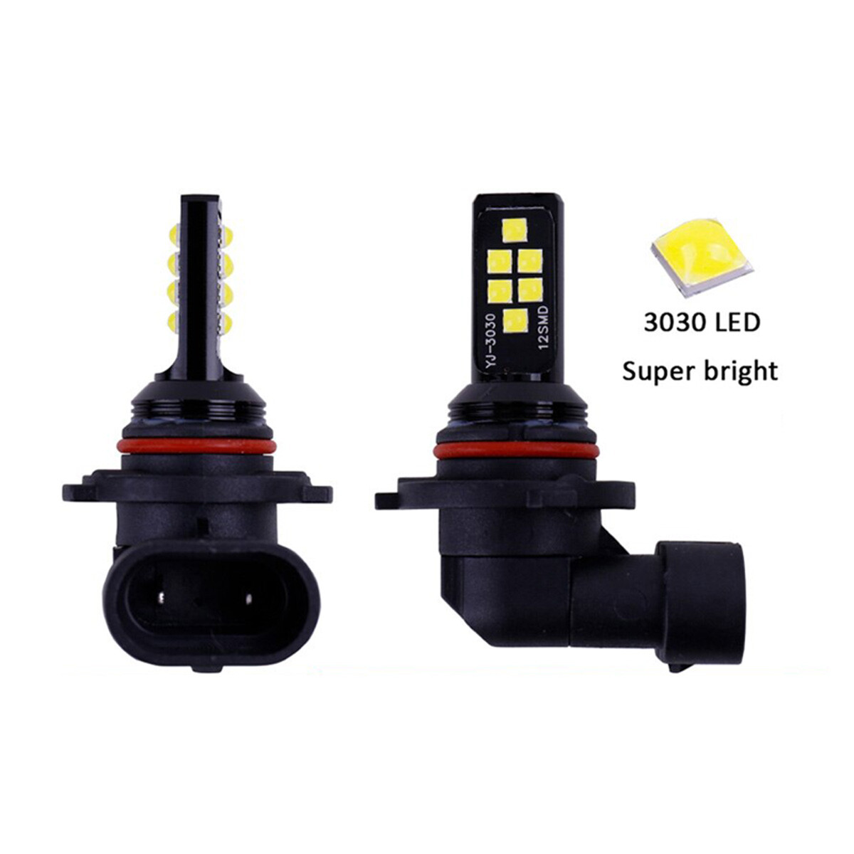 2x 9006 HB4 LED Bulbs Fog Driving Lights DRL Lamp Amber Yellow High Power