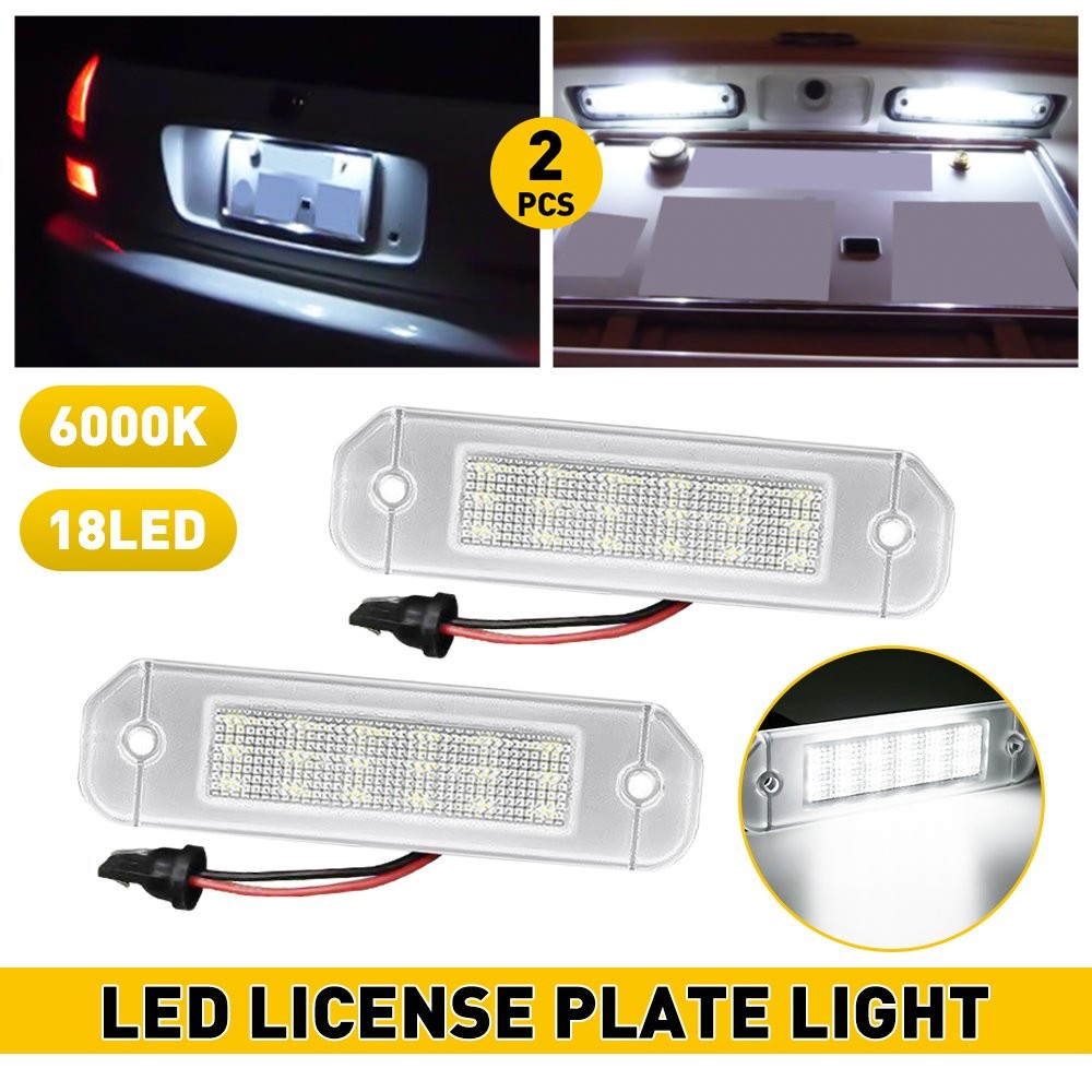2x License Plate LED Light For Lamps del Honda Civic Sol Trunk Civic Coupe Sedan