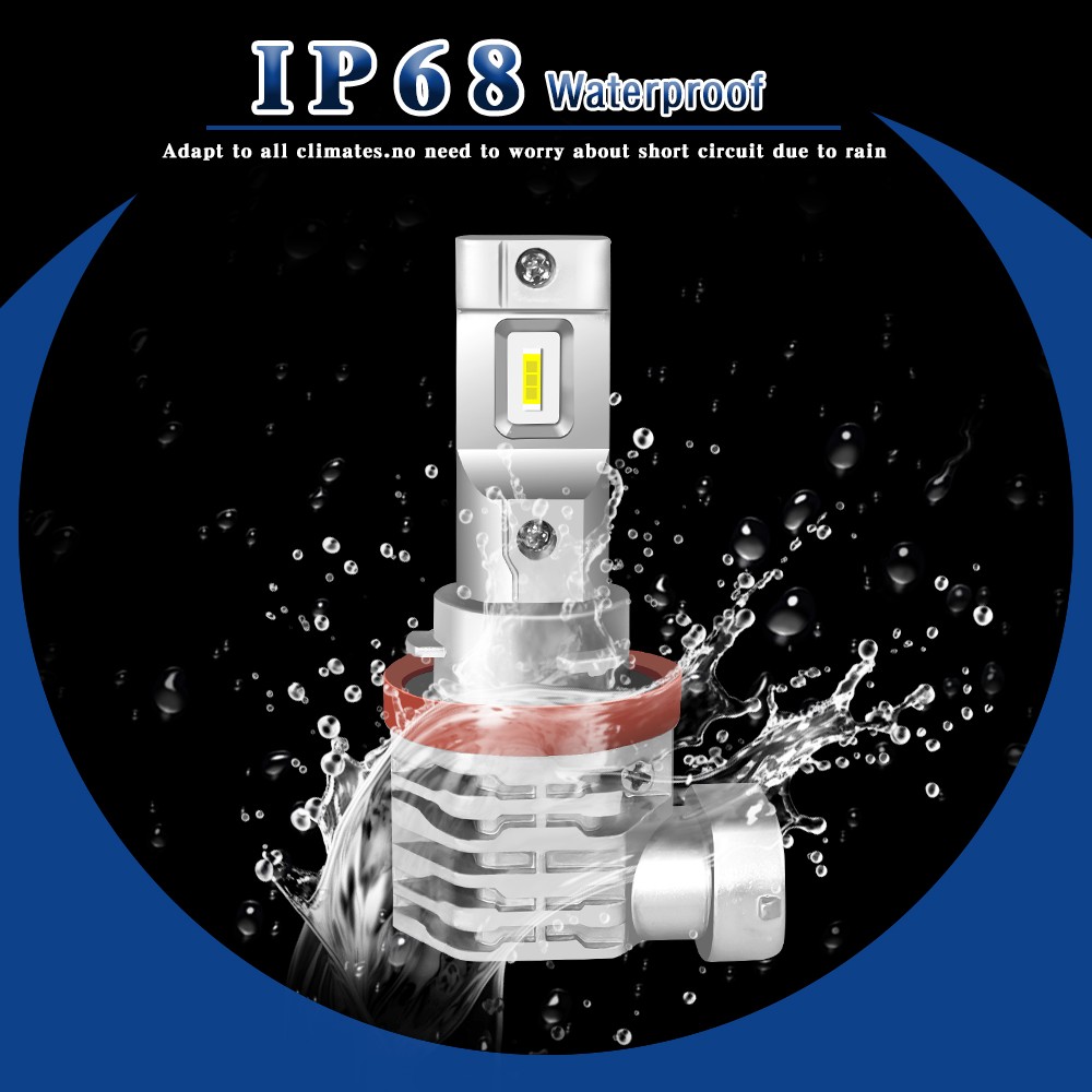 H11 H9 LED Headlight Super Bright Bulbs Kit White High/Low Beam 8000K 330000LM