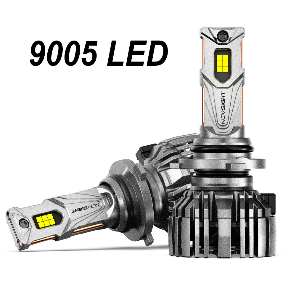 NOVSIGHT 9005 HB3 LED Headlight Bulbs 6500K 140W 30000LM High Beam 800% Brighter