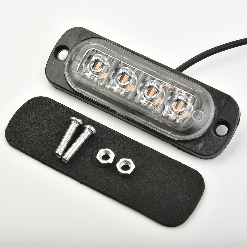 12W DC 12V-24V 4LED Work Light Bar Driving Lamp Fog Off Road SUV Car Boat Truck