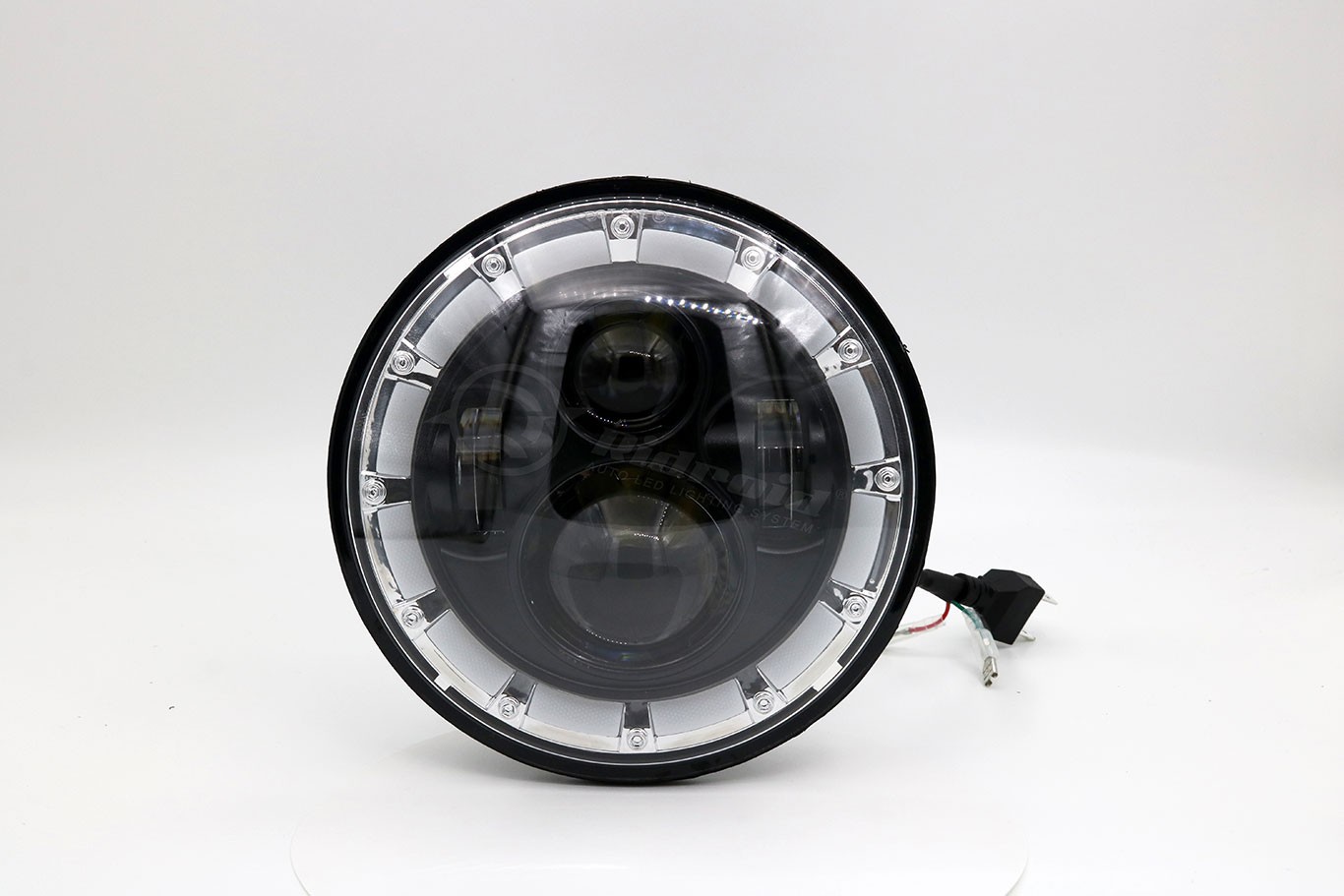 DOT 7″Inch Round Led Headlight Hi-Lo Beam Halo DRL For Ford Mustang 1965-1973