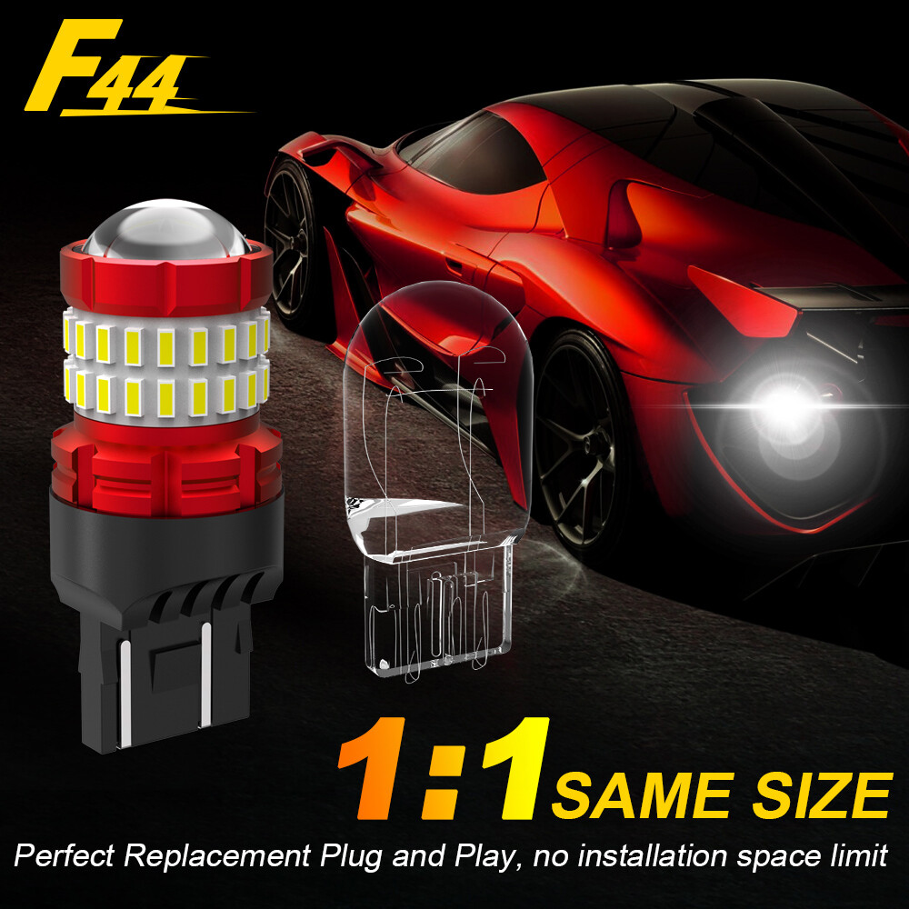 7443 7440 7441 LED Back Up Reverse Light Bulbs Xenon White 6000K Canbus 2pcs