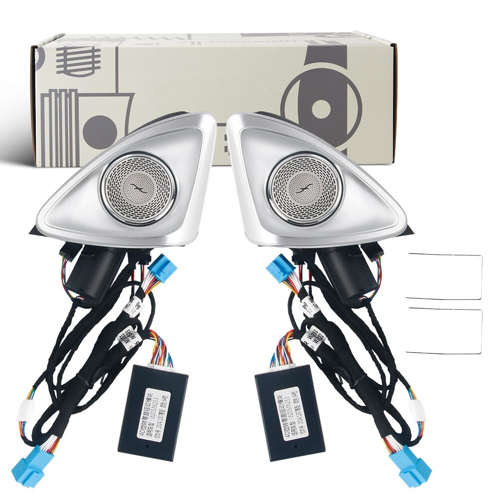 4D Rotation Speaker Tweeter for Mercedes Benz W205 CClass 2019-2021 64 colors