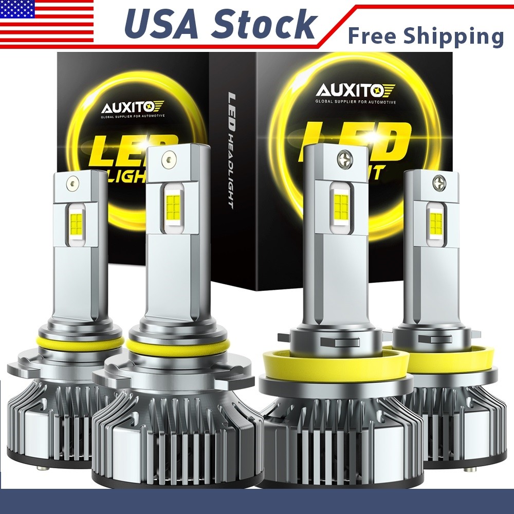 60000LM 9005 H11 LED Combo Bulb Headlight for Peterbilt High Low Beam LL 4/8x P