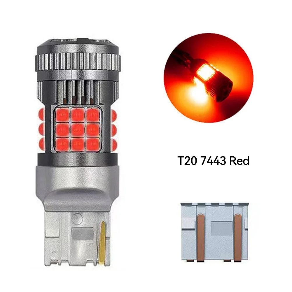 T20 LED Brake Light Bulb 12V 3030 SMD 50000 Hours