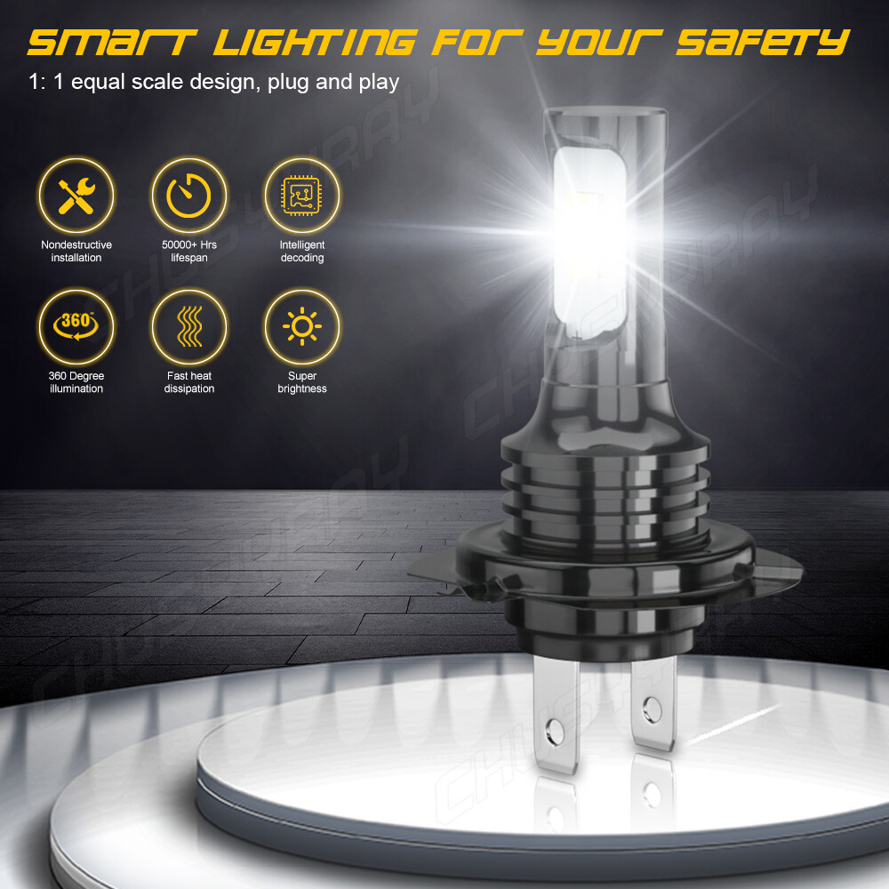 For Yamaha Yzf R1 2004-2008 2009 2010 2011 2012 2013 2014 H7 LED Headlight Kit