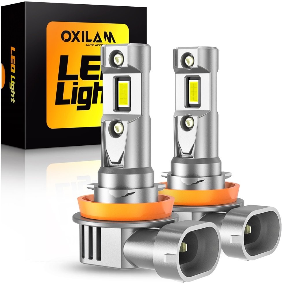 OXILAM Canbus H11 H9 H8 LED Headlight Bulbs Hi Low Beam 60W 60000LM Super Bright