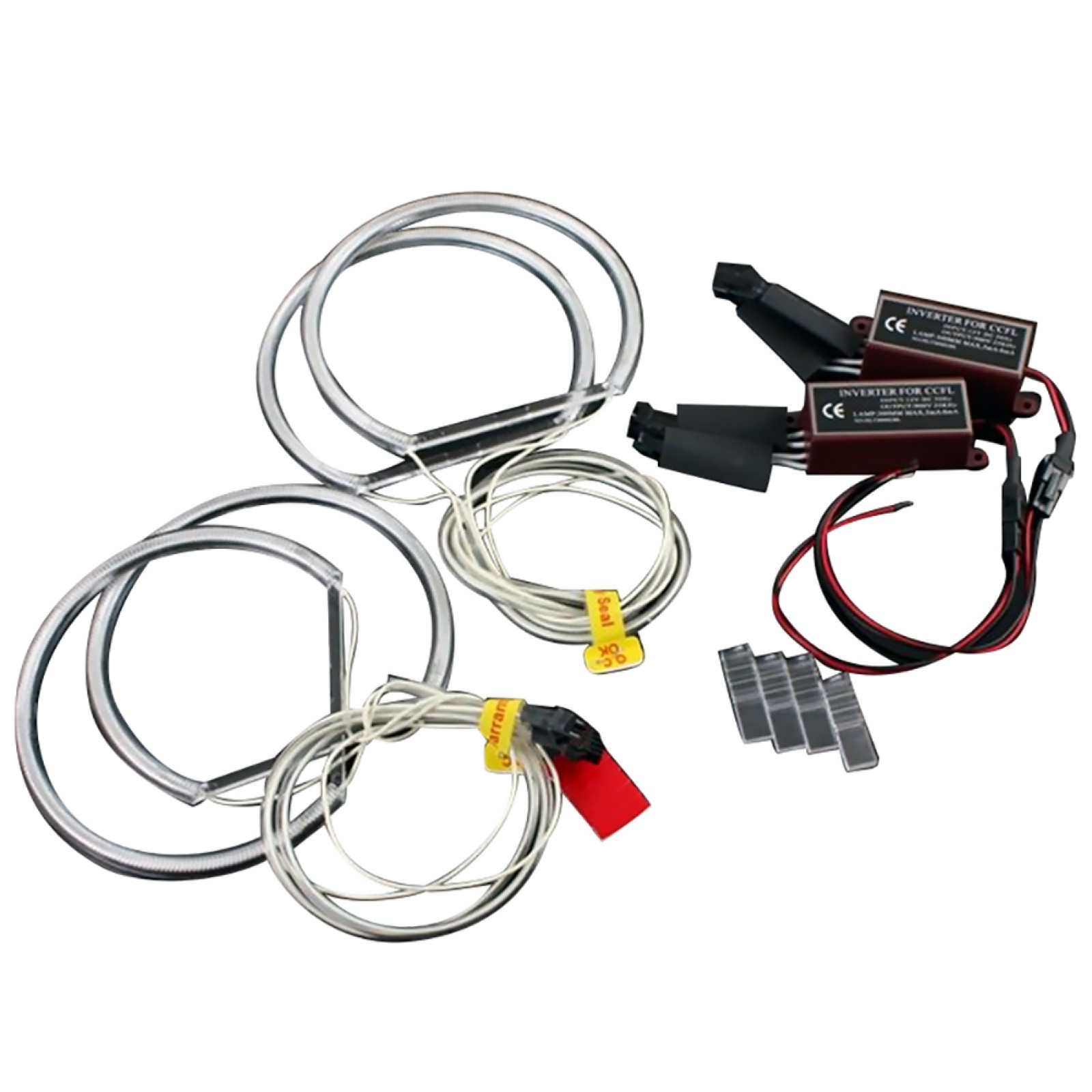 LED Xenon White Headlight SMD Angel Eyes Halo Rings For BMW E39 E46 3 5 Series