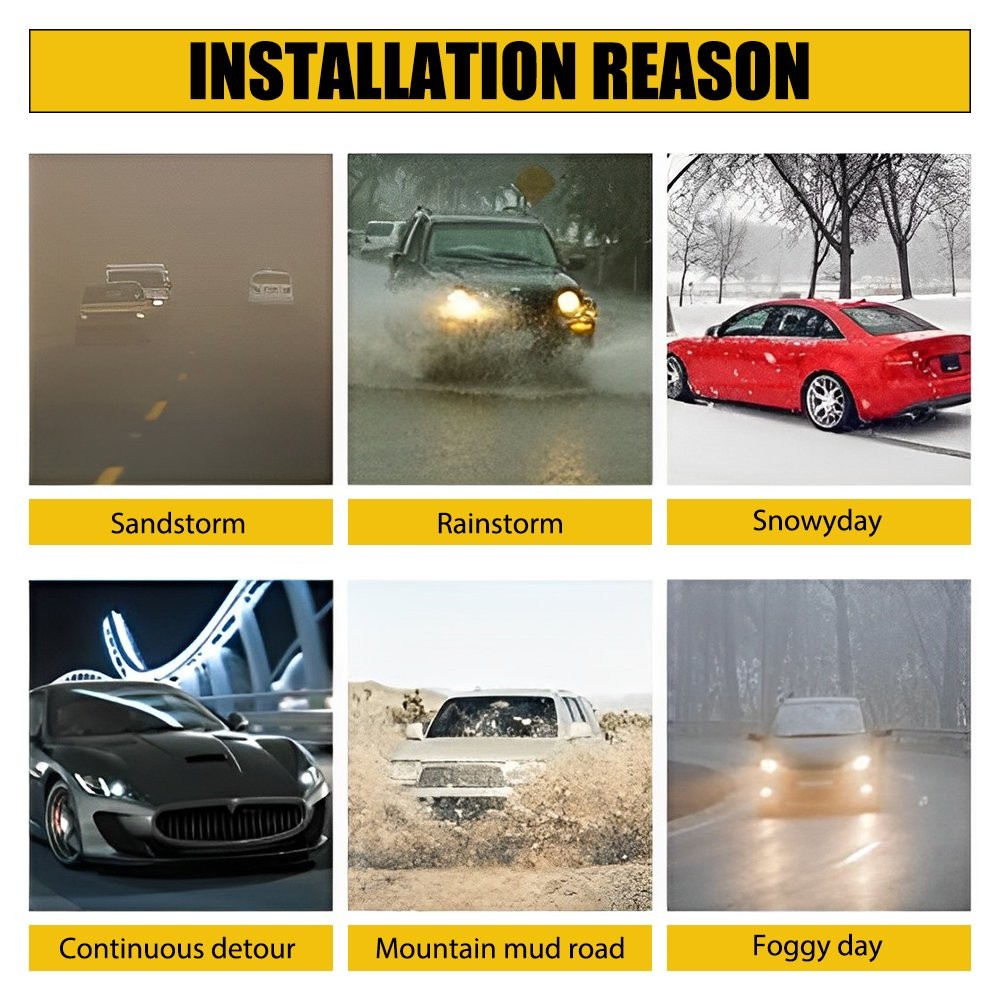 Car Hood Dynamic Scan LED Daytime Running Light Strip Waterproof Lamp Decor 1.5m