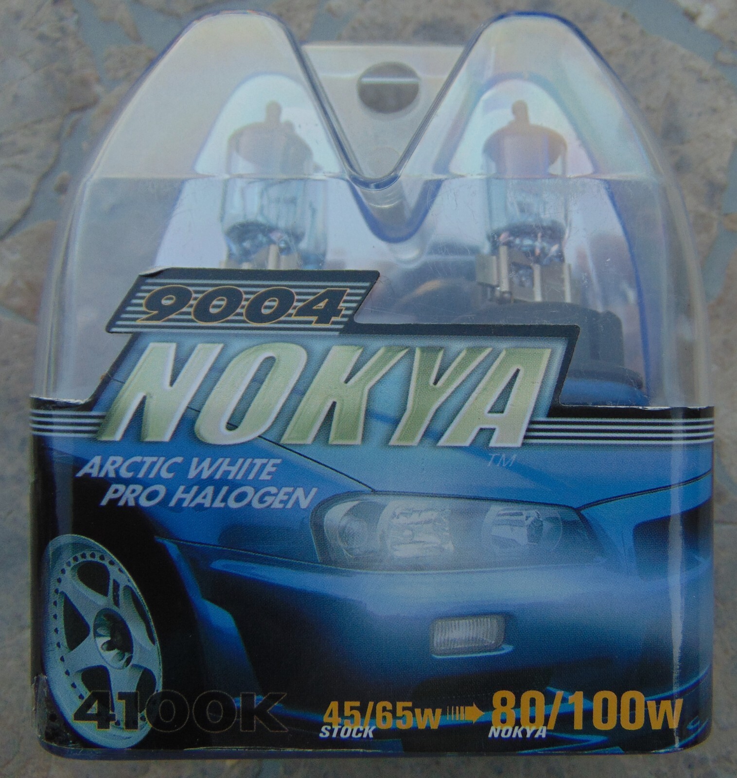 NOKYA ARCTIC WHITE 9004~Nok7212 80/100W~2 BULBS~ HALOGEN HEAD LAMPS ~ BRAND NEW