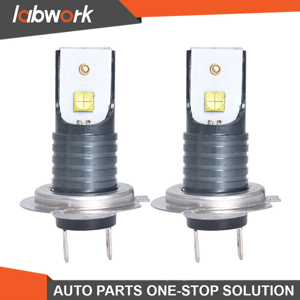 Labwork 2 Pcs H7 LED Headlight Bulbs 110W 30000LM 6000K Error Free Canbus Bulbs