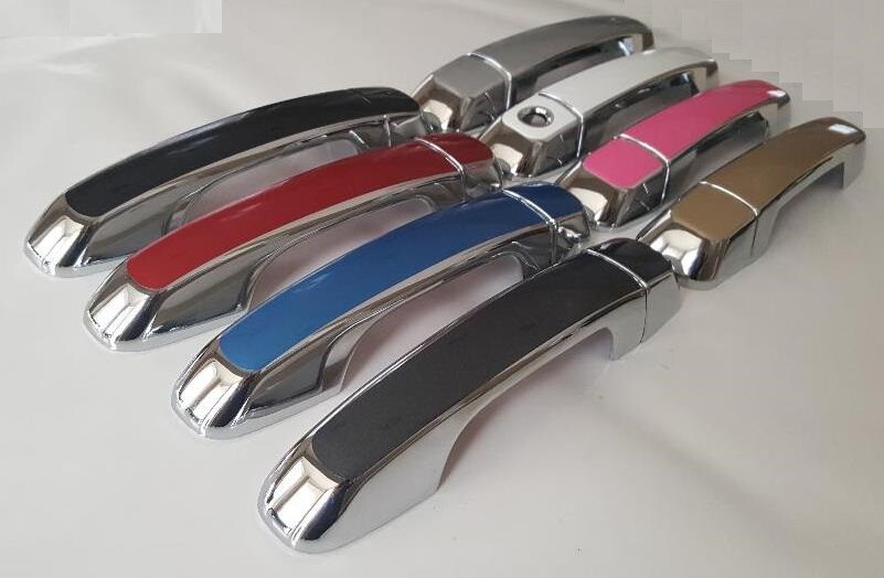Custom Black OR Chrome Door Handle Covers 2010-2022 Toyota 4Runner U PICK CLR
