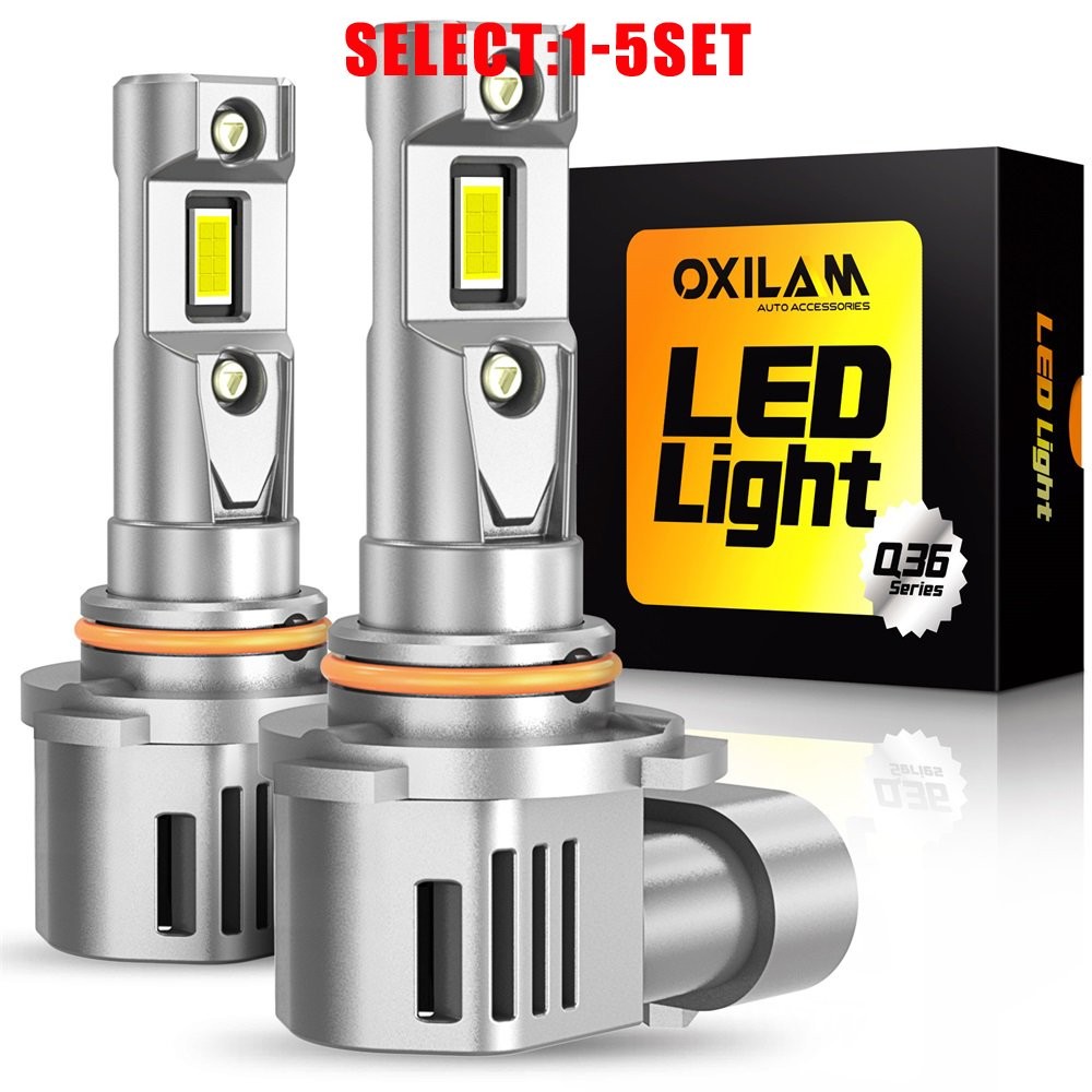 OXILAM 9005 HB3 LED Bulbs High Low Beam 20000LM 100W 6500K White Upgrade 2-10X