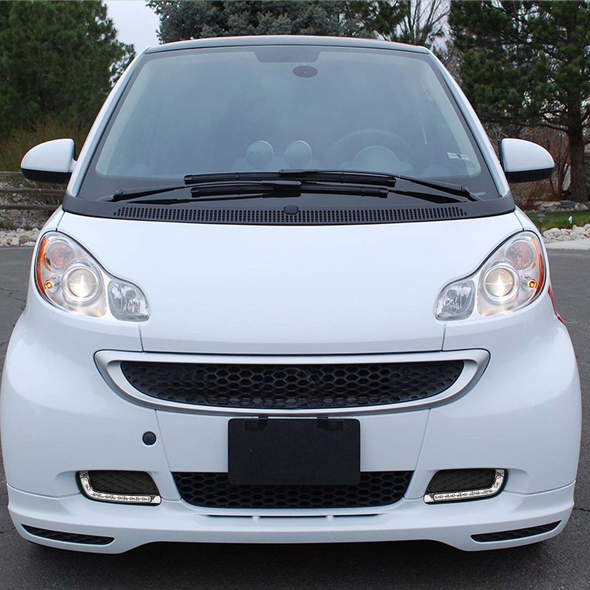 2x LED DRL Daytime Running Fog Light Lamp For Benz Smart Fortwo 2008-2011 USA