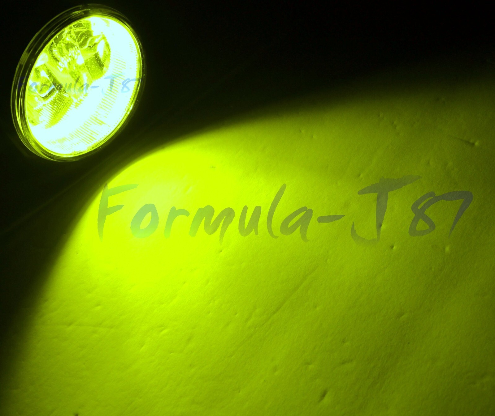 LED Kit F15 140W H11 Lime Yellow Two Bulbs Fog Light Replacement Plug Play Lamp
