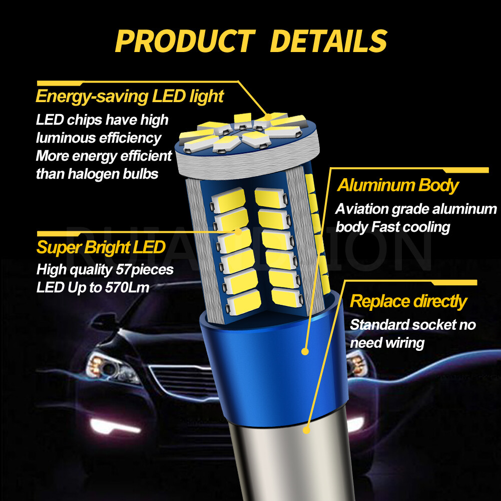 Ruiandsion H6W BAX9S LED Canbus Luci Di Parcheggio Per BMW F30 F20 DC 9-30V