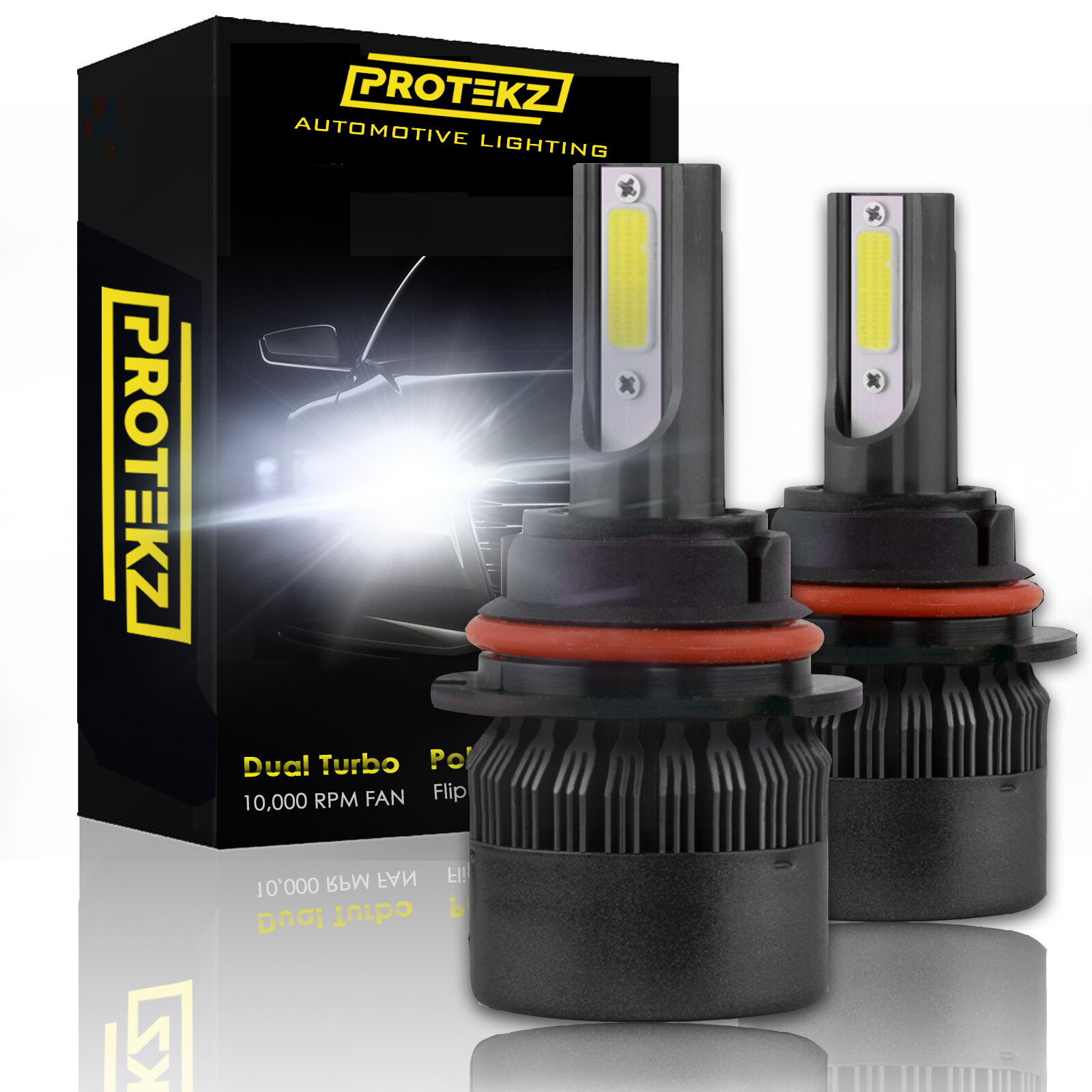 9006 LED Fog Light Bulbs 6000K White HB4 Headlight for Cars,Trucks CSP LED Chips