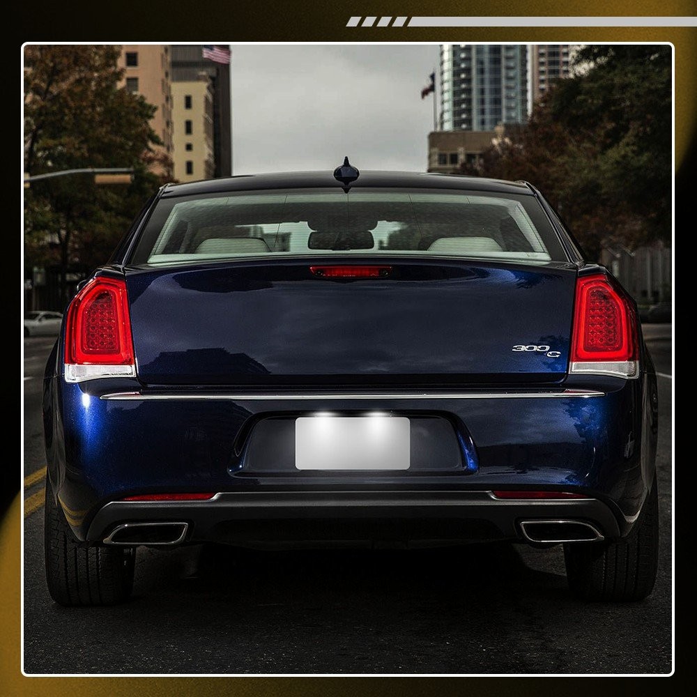 2PC For 2015-2021 Chrysler 300 Dodge Charger Challenger License Plate Tag Lights