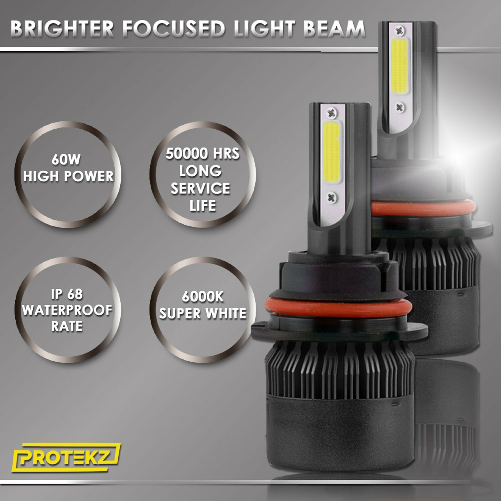 LED ForELANTRA 2011-2016 Headlight Kit H11 6000K White CREE Bulbs Low Beam (NP)