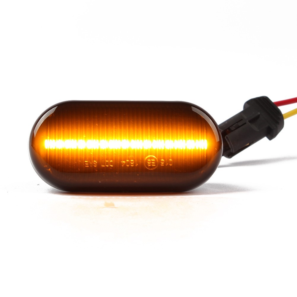 Turn Signal Light 50000hours ABS Plastic+LED Easy To Install Left&Right